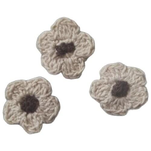 HOT Handmade Flower cotton crochet DIY Patch Iron On Patches Sewing Applique Badges stripe Sticker lace guipure cloth decor
