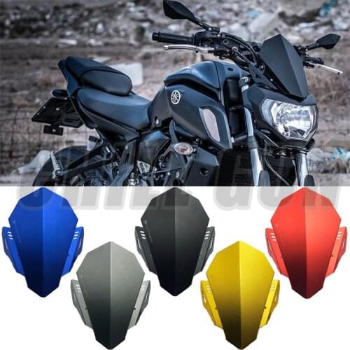 Motorcycle CNC Aluminum Kit Deflector Windshield WindscreenFits For YAMAHA MT-07 MT 07 2018-2020 MT07 FZ07 FZ-07 FZ 07 18'-20