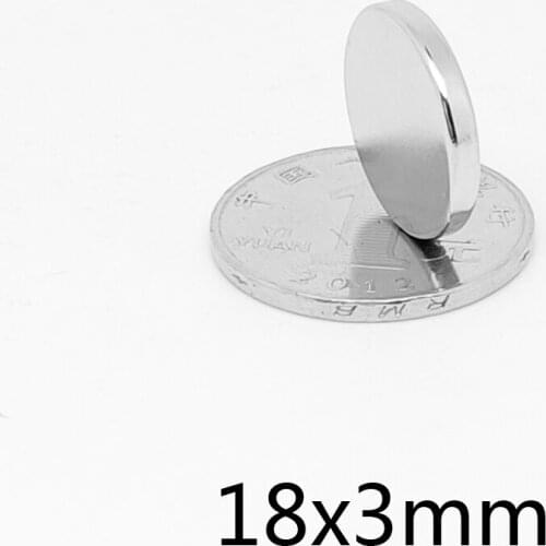 5/10/20/30/50/60PCS 18x3 mm Disc Neodymium Magnet 18mmx3mm Permanent Magnetic Magnet 18x3mm Bulk Small Round Magnets 18*3 mm N35