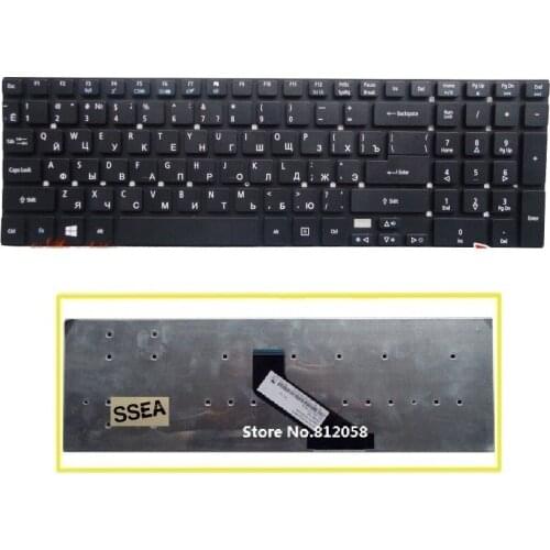 SSEA Brand New Russian Keyboard RU for Acer Aspire E5-521 E5-521G E1-511P E5-511 E5-571 E5-571G laptop black Keyboard