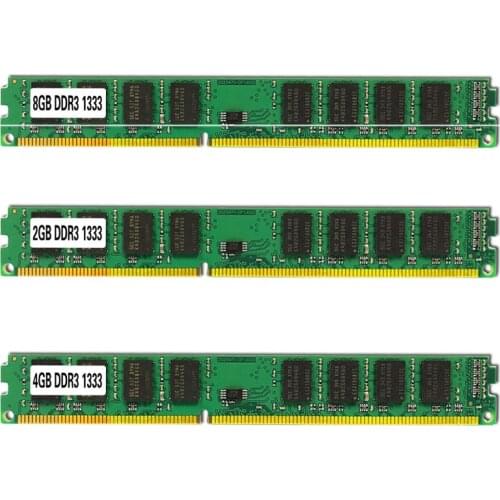 RAM Desktop Memory DDR3 1333MHz 1.5V 240-Pin Computer Memory for AMD Computer Memory Double-Sided 16 Particles