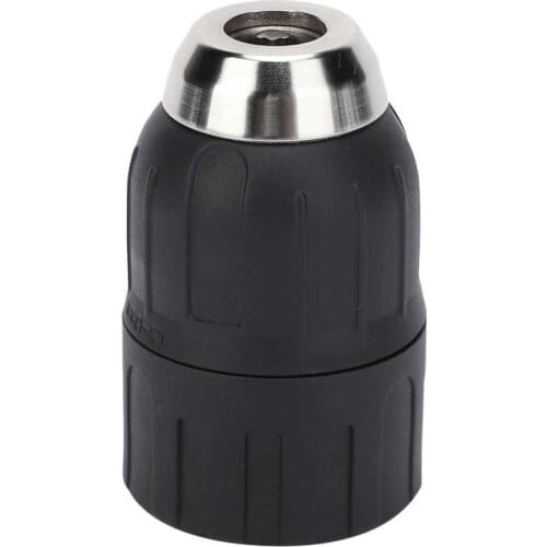 2-13mm Keyless Drill Chuck Hand Tightening Tool 1/2-20UNF Thread Self-Locking Impact Drill Chuck