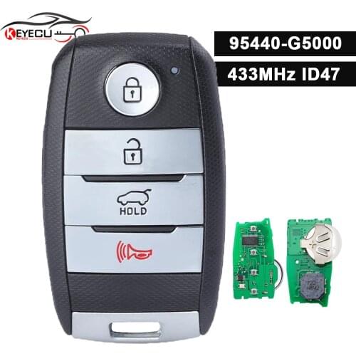 KEYECU 95440-G5000 Keyless-Go Smart Remote Key for KIA Niro Touring LX EX S Touring Hybrid 2017 2018 2019 TQ8-FOB-4F08