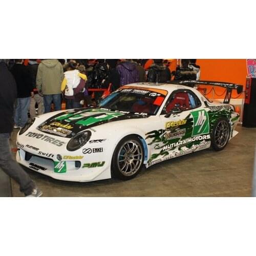 1/10 RC Car D1 Drift Suenaga Masao RX7 FD3S M7 GReddy Amemiya Decal Set ON ROAD JOURING CAR STICKERS