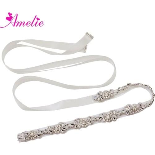 Luxury Rhinestone Hair Band Bridal Belts Party Prom Accessories Bridal Sash Wedding Belt