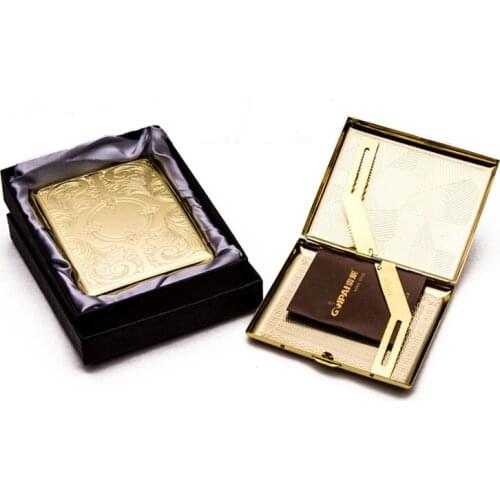 Special offer 20 Filter Business Cigarette Case Box With Metal