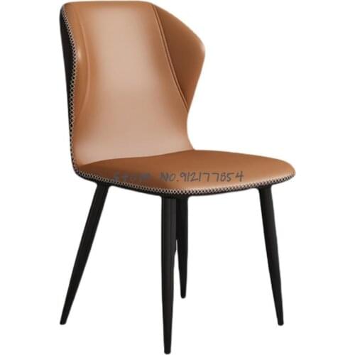 Nordic Home Modern Minimalist Backrest Chair Net Red Restaurant Technology Cloth Dining Chair Hotel Room Reception Chair