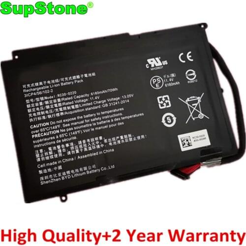 SupStone Genuine RC30-0220 Battery For Razer Blade Pro 2017 GTX 1060,2019 RTX 2060 RZ09-02878E92 7E92 02202E75 03146E92 03148E13