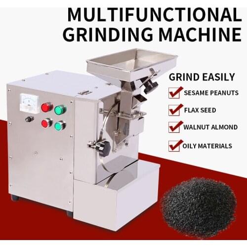 XL-910 Grease Food Crusher Commercial Sesame Peanut Almond Multi-function Stainless Steel Grinding Machine