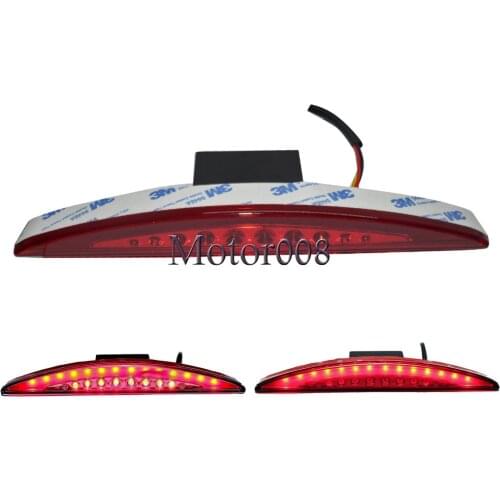 Motorcycle Bike Red Rear Fender Tip LED Brake Tail Light Lamp For Harley Breakout FXSB 2013 2014 2015 2016 2017