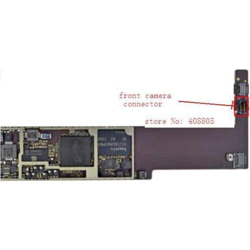 60pcs/lot Original new for iPad mini Front Camera fpc connector socket logic board fix part 2*9pin 18pins
