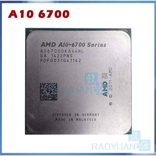 AMD A10-Series A10-6700 A10 6700 A10 6700K A10-6700K 3.7Ghz 65W Quad-Core CPU AD6700OKA44HL AD67000KA44HL Socket FM2