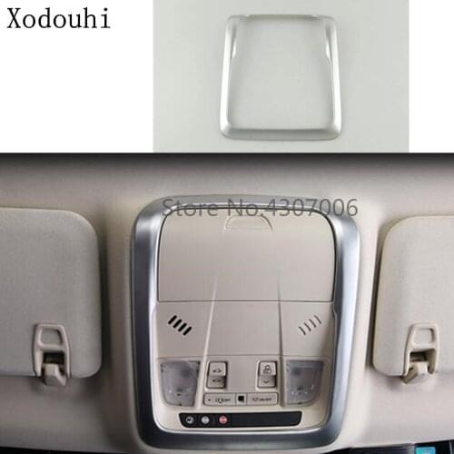 Car Styling Molding Front Inner Rear Tail Read Reading Switch Button Light Lamp Frame Trim For Cadillac XT5 2017 2018 2019 2020