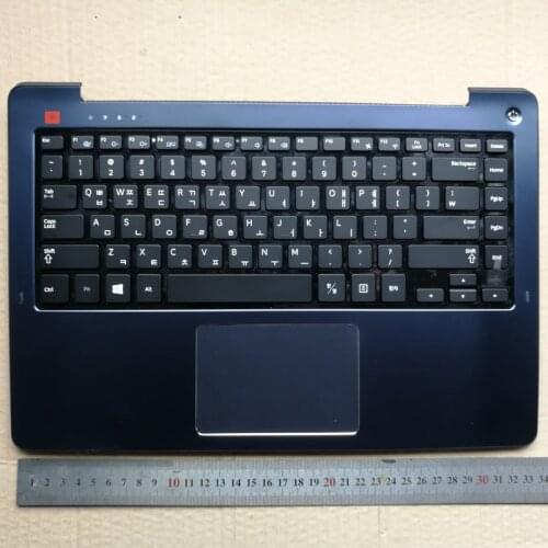 Korean layout new laptop keyboard with touchpad palmrest for Samsang NP 540U4E -EG1 A01 545U4E KR BA75-04647B