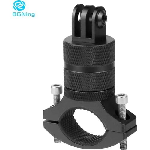 BGNing 360 Degree Camera Bracket Holder For Bicycle Bike Motorcycle Support For GoPro for AKASO EK7000 4K Camera Stand Clip
