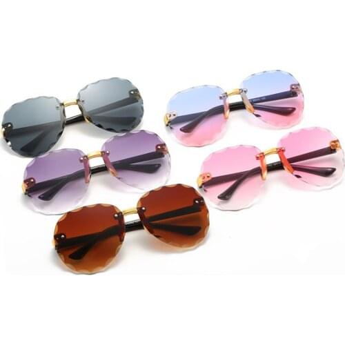 2021 Kids Sunglasses Fashion Vintage Boys Girls UV400 Protection Round Glasses Cute Eyewear Shades Children Glasses
