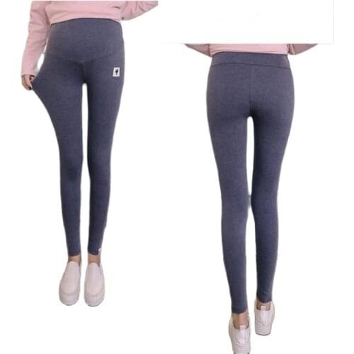 Pregnancy Leggings Adjustable Waist Pregnant Women Maternity Clothes Abdominal Pants Spring Autumn Soft Trouser Casual Skinny