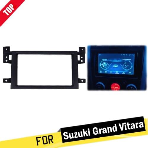 LONGSHI 2Din Stereo Radio Fascia 173*98mm Panel Frame For 2005 2006-2014 Suzuki Grand Vitara GPS Autoradio Dashboard Mount Kit 2