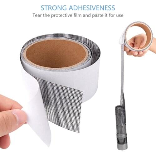 Insects Screen Window Net Sticky Roll Tape Patch 2M Repair kit Mosquito Door