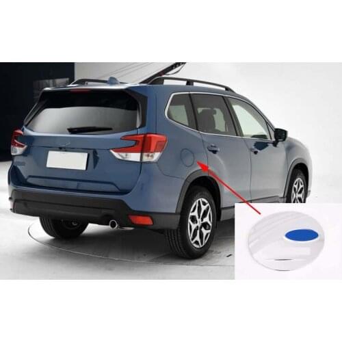 Car Chrome Fuel Oil Tank Gas Cap Cover Trims New For 2019-2021 Subaru Forester