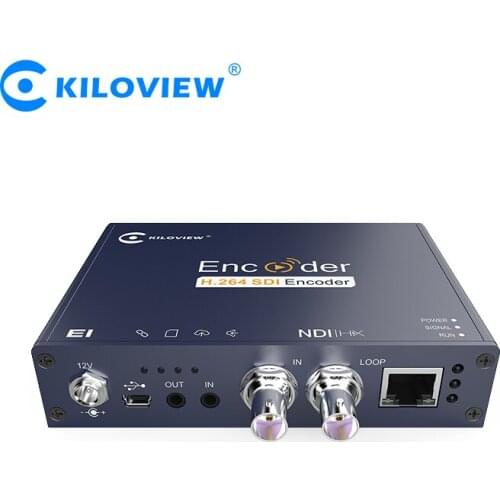 Professional Wired SDI Input Newtek NDI Tech Support Video Encoder for Live Broadcast