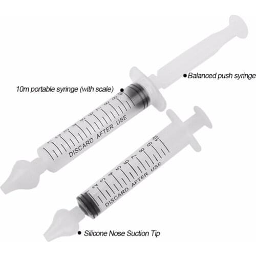 4pcs Professional Syringe Nasal Irrigator with Syringes for Baby Infant Safe Nasal Cleaner for Newborns Infants Nose Cleaner