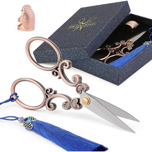 SHWAKK EmbroideryTailor Scissors Clothing Scissors Embroidery Scissor Tools for Sewing Craft Supplies Scissors Fabric Cutter