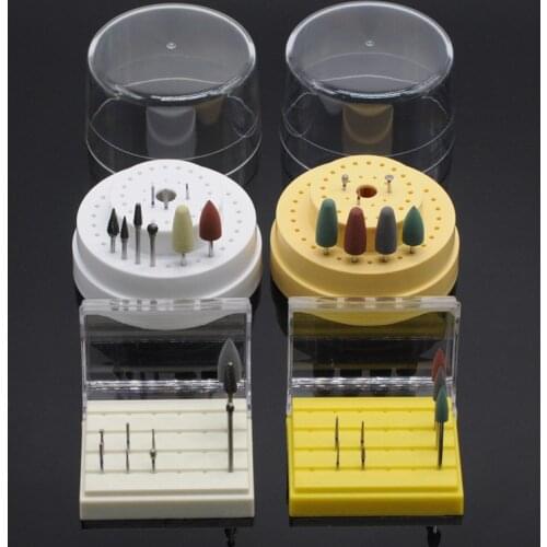 Dentistry Clinic Nitrate Tungsten Steel Material Burs With Bur Holder Block For Lab Tool