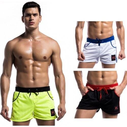 High Quality 2017 Mens Running Shorts Breathable Sports Shorts For Men Fitness Trunk Gym Shorts Loose Short Trousers