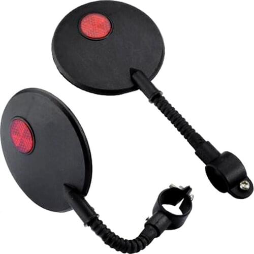 Bicycle Rearview Mirror, Wide-angle Convex Mirror, Reflector, Safety Mirror, Easy To Install, Improve Riding Safety