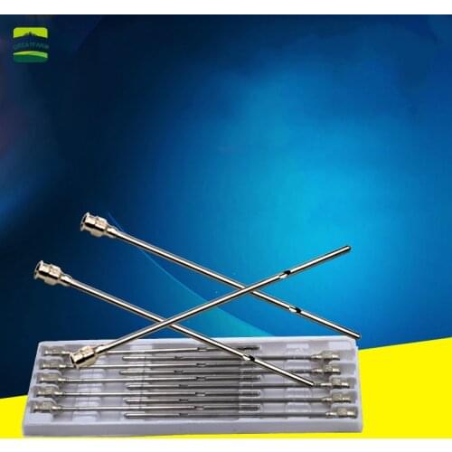 10 Pcs Veterinary Milk Needle Cow Milking Needle Cow Sheep Injection Tool 16#20#25# Breastfeeding Needle Veterinary Equipment