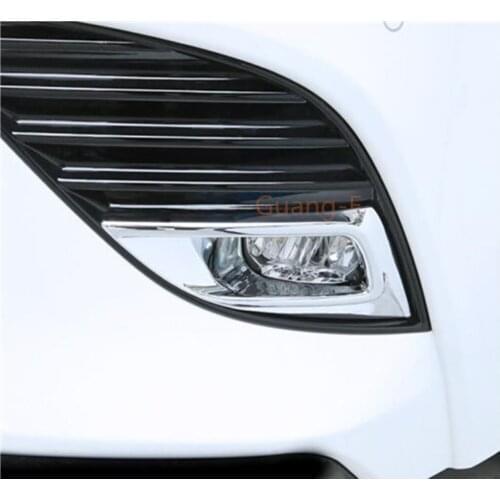 For Toyota New Camry XV70 2017 2018 2019 2020 Car Cover ABS Chrome Lamp Front Fog Light Trim Frame 2pcs