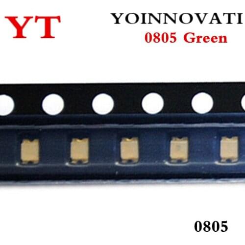 200pcs/lot 0805 Green LED SMD LED Best quality