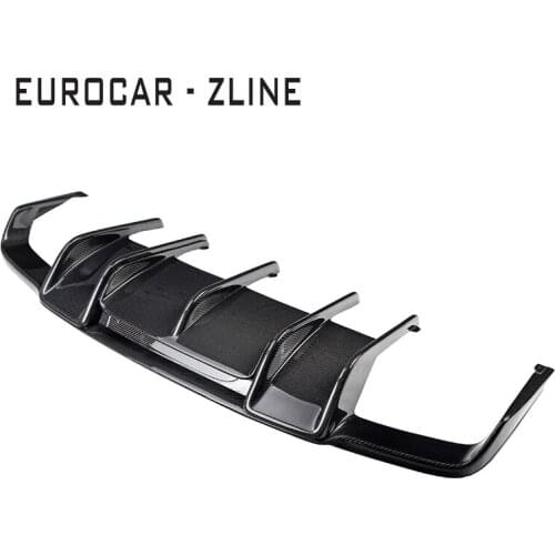 CLS Class W218 diffuser for CLS63 Carbon Fiber rear lip R style rear diffuser fit for W218 CLS63 2012 year up
