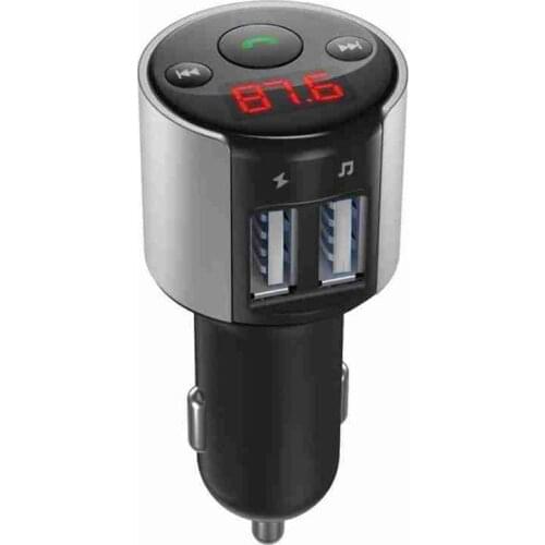 2021 New Wireless Bluetooth 5.0 Car FM Transmitter MP3 Music Player Radio Adapter Dual USB Charger Handsfree Car Kits