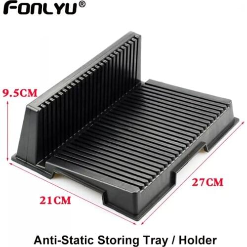 3 Types of Anti-Static Storing Tray / Holder for Gathering PCB Circuit Boards or Screens Organised in Orders