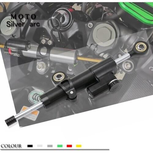 Racing accessories mtb motorcycle adjustable steering damper for Kawasaki Ninja 400 Z400 Honda CB650F CB650R Yamaha YZF-R3 R25