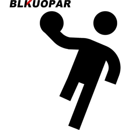 BLKUOPAR for Volleyball Football Handball Icon Car Stickers Vinyl Material Decals Bumper Car Accessories Vehicle Trunk Decor