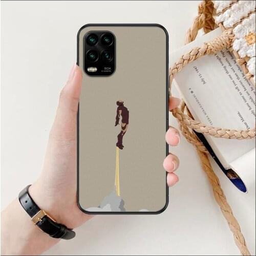 Iron Man Spider Man Flying cartoon Phone Case For XiaoMi Redmi Note 10 9S 8 7 6 5 A Pro T Y1 Anime Black Cover Silicone Back Pre