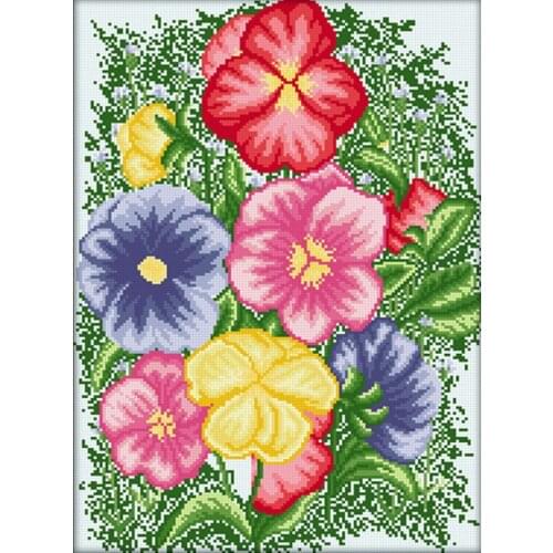 Flower Arranging 5D DIY Diamond Painting Flowers Cross Stitch Diamond Embroidery Mosaic Diamonds Wall Stickers Home Decor