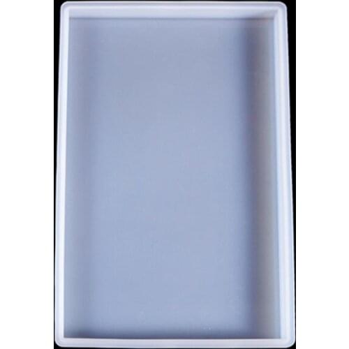 Fruit Tray Mold Tea Tray Epoxy Silicone Mold Rectangular Coaster Mold Resin Epoxy Casting Silicone Fruit Tray Mould Kit