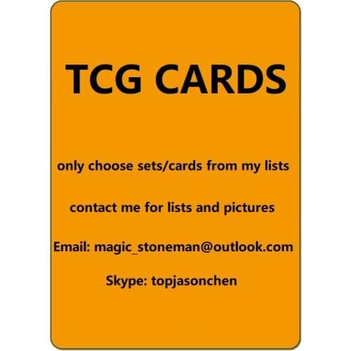 Stone Man TCG Game Cards TOP Quality Playing Cards Standard Board Games Proxy Single Cards