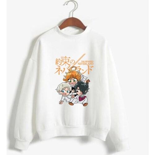 2021 Harajuku Ray Hoodies The Promised Neverland Pullover Sweatshirt Hip Hop Hoodie Pullover Sweatshirt Unisex