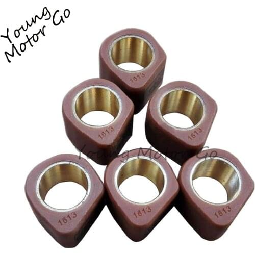 KOSO Performance Variator Slider Set Polygon D Shape Rollers 16x13mm 5g 6g 7 gram for Scooter GY6 50 60 80 SCR100 139QMB DIO50