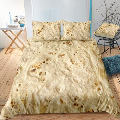 Burrito Mexican bedding Sets King size 3d Duvet Cover with Pillowcase luxury Bedclothes Bed Set Hot new products