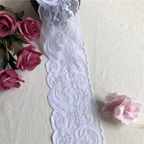 Cream-colored lS1353,9 cm, ace white lace fabric webbing decoration packing material roll wholesale