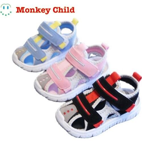 Summer baby sandals for girls boys soft bottom cloth children shoes fashion little kids beach sandals toddler shoes Cool