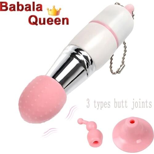 Mini 3 In 1 Tongue Vibrators G Spot Clitoris Stimulator AV Rod Vibration Anal Cocks Massage Sex Toys Shop Women Adults Couples
