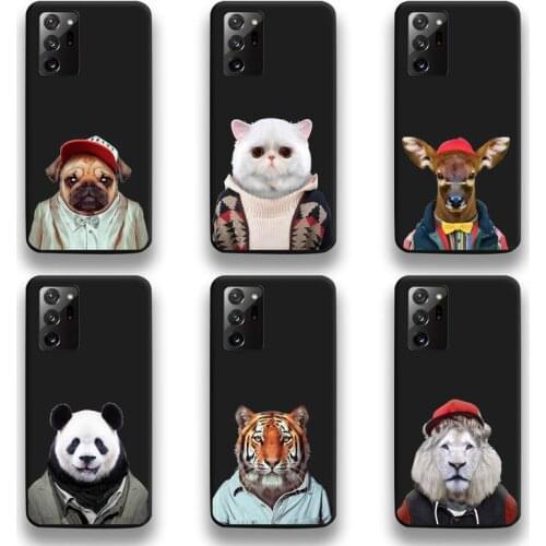 Fashionable animals Phone Case For Samsung Galaxy Note20 ultra 7 8 9 10 Plus lite M51 M21 M31 J8 2018 Prime