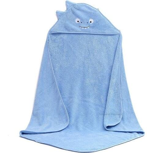 New Baby Bath Towel Super Absorbent Poncho Newborn Cute Cartoon Embroidered Hooded Towel Beach Spa Quick-drying Bathrobe Towel
